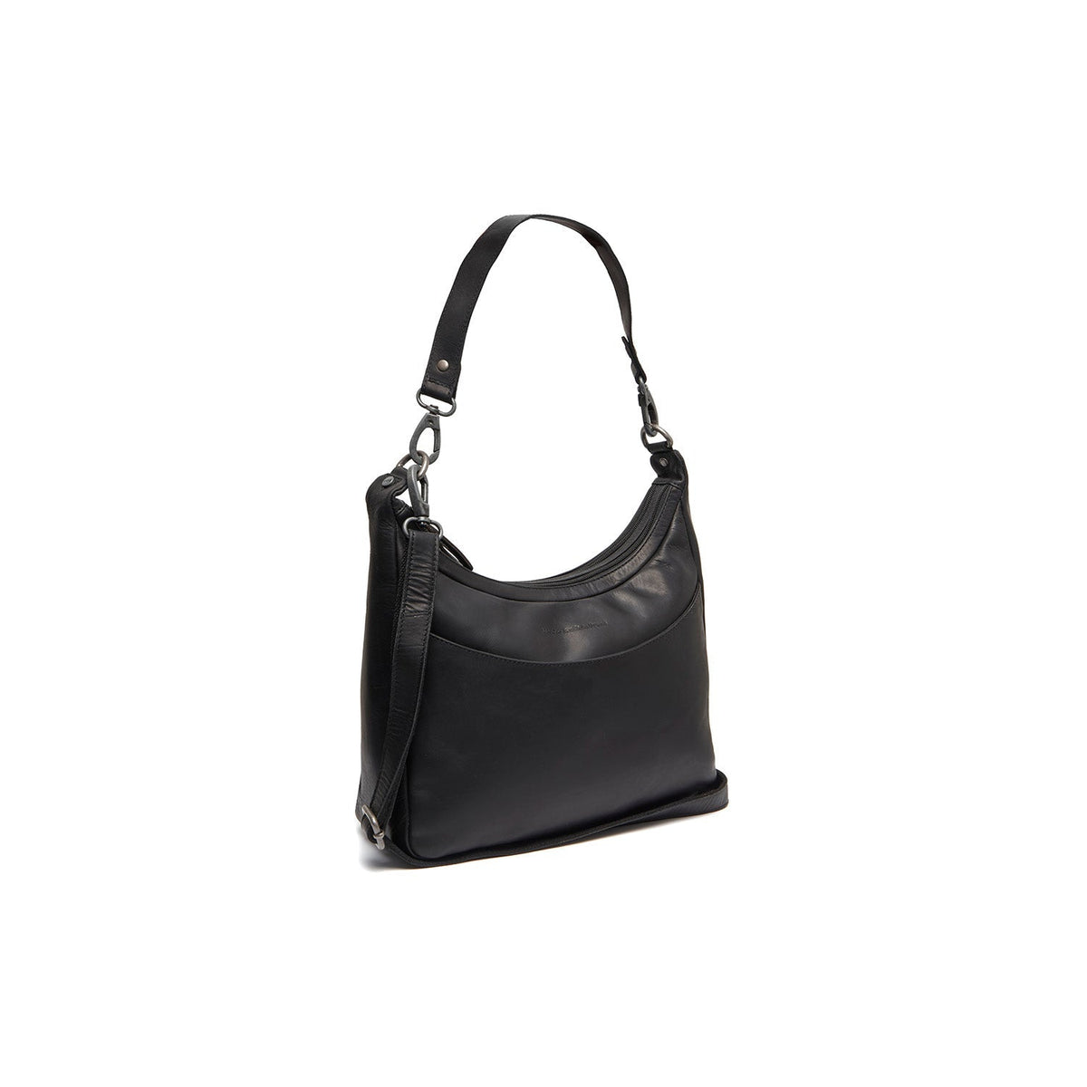 Olvia Full-Grain Leather Shoulder Bag نسائي in Classic 100% Full-Grain Leather - Full Exterior Front Profile View | Buy Online