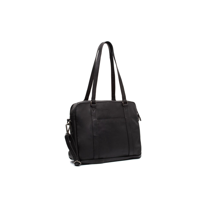 Pretoria Full-Grain Leather Shoulder Bag in Classic 100% Full-Grain Leather - Full Exterior Front Profile View | Buy Online