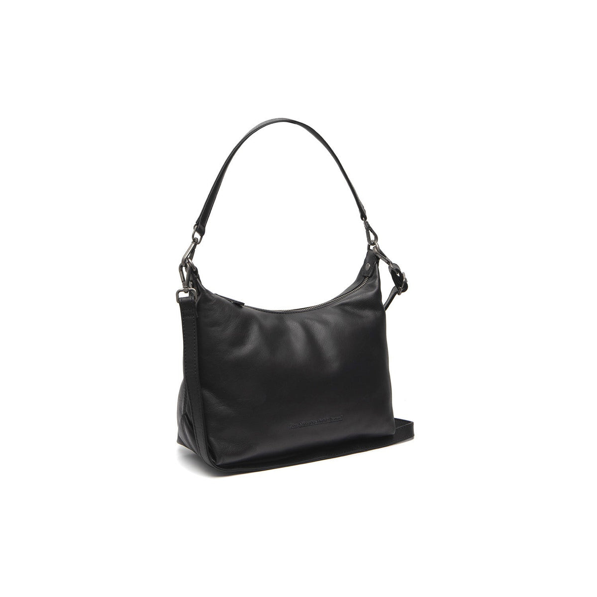 Skara Full-Grain Leather Shoulder Bag نسائي in Classic 100% Full-Grain Leather - Full Exterior Front Profile View | Buy Online