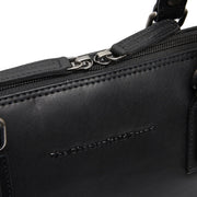 
Classic 100% Full-Grain leather Bag - عرض خلفي يوضح أحزمة الجلد المقواة والخياطة المتقنة