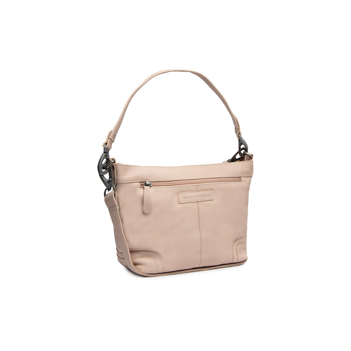 Zarita Full-Grain Leather Shoulder Bag نسائي in Classic 100% Full-Grain Leather - Full Exterior Front Profile View | Buy Online
