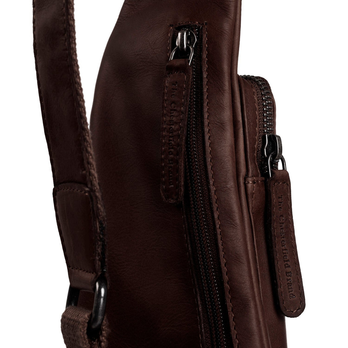 Brown Leather Sling Bag Logan نسائي, detail view 1