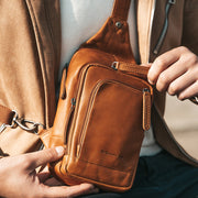 Leather Sling Bag Riga نسائي – alternate product view 3