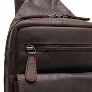 Brown Leather Sling Bag Turelle نسائي, detail view 1