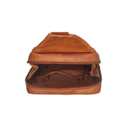 Cognac Leather Sling Bag Turelle نسائي, detail view 4