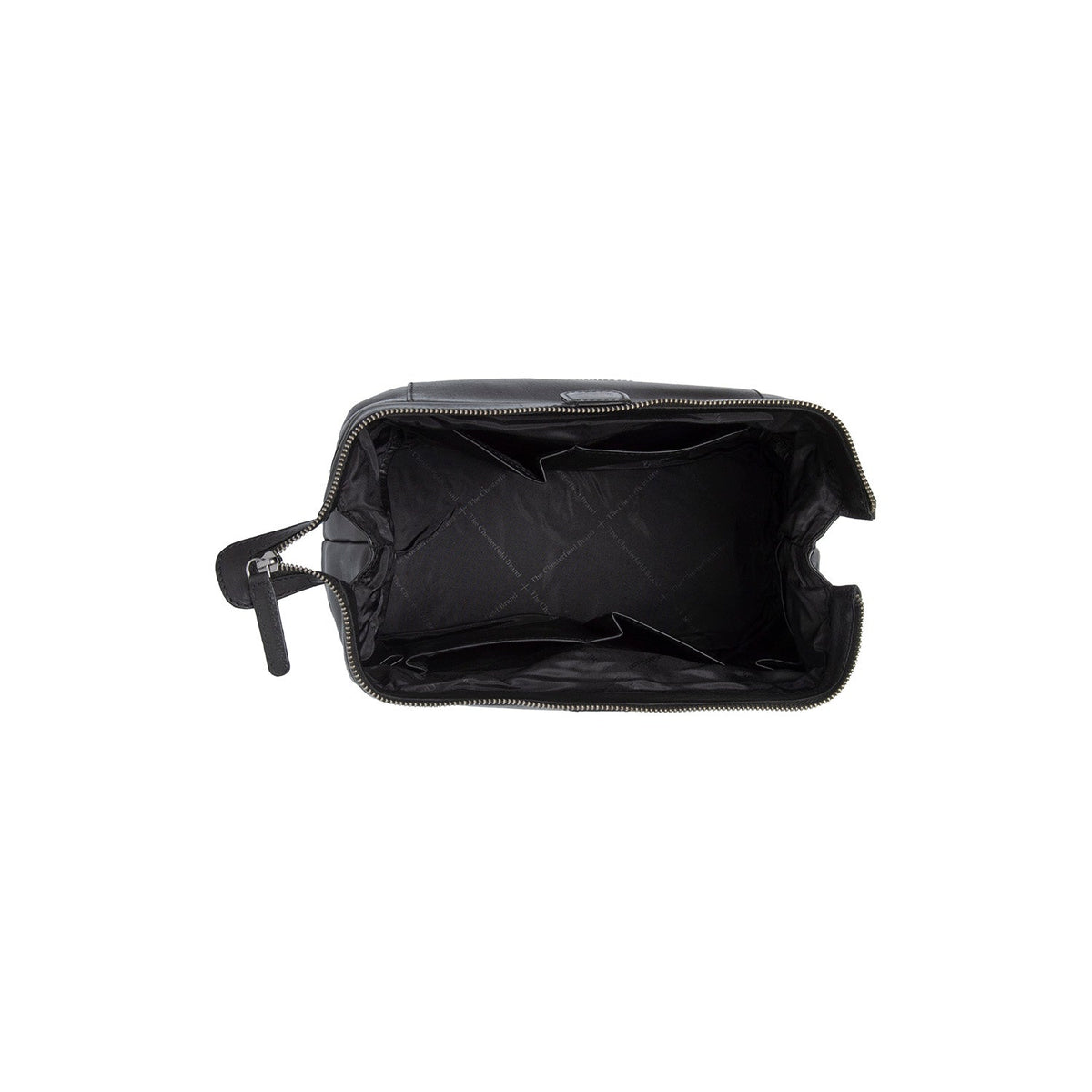 
تفاصيل مقربة of Classic Collar & Heavy-Duty Zipper Hardware on Biassa حقيبة مستلزمات جلدية