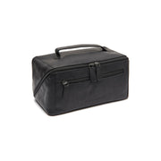Elmia Full-Grain Leather Toiletry Bag نسائي in Classic 100% Full-Grain Leather - Front Profile View &amp; Tailored Silhouette | Buy Online