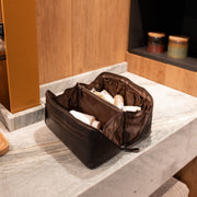 Elmia Full-Grain Leather Toiletry Bag نسائي – alternate product view 2