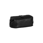 Vince Full-Grain Leather Toiletry Bag نسائي in Classic 100% Full-Grain Leather - Front Profile View &amp; Tailored Silhouette | Buy Online