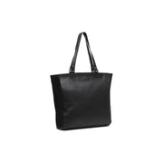 Berlin Full-Grain Leather Tote Bag نسائي in Classic 100% Full-Grain Leather - Full Exterior Front Profile View | Buy Online