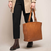 Berlin Full-Grain Leather Tote Bag نسائي – alternate product view 3