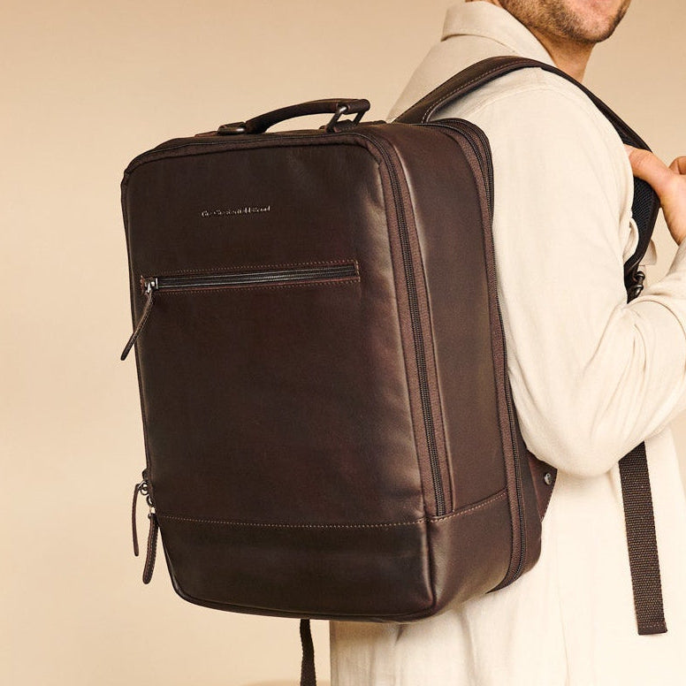 Jamaica Full-Grain Leather Travel Backpack نسائي – alternate product view 2