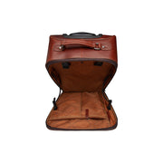 
Tailored Rib Cuffs & Hem Craftsmanship Construction Detail on Leather Trolley San Marino نسائي نسائي