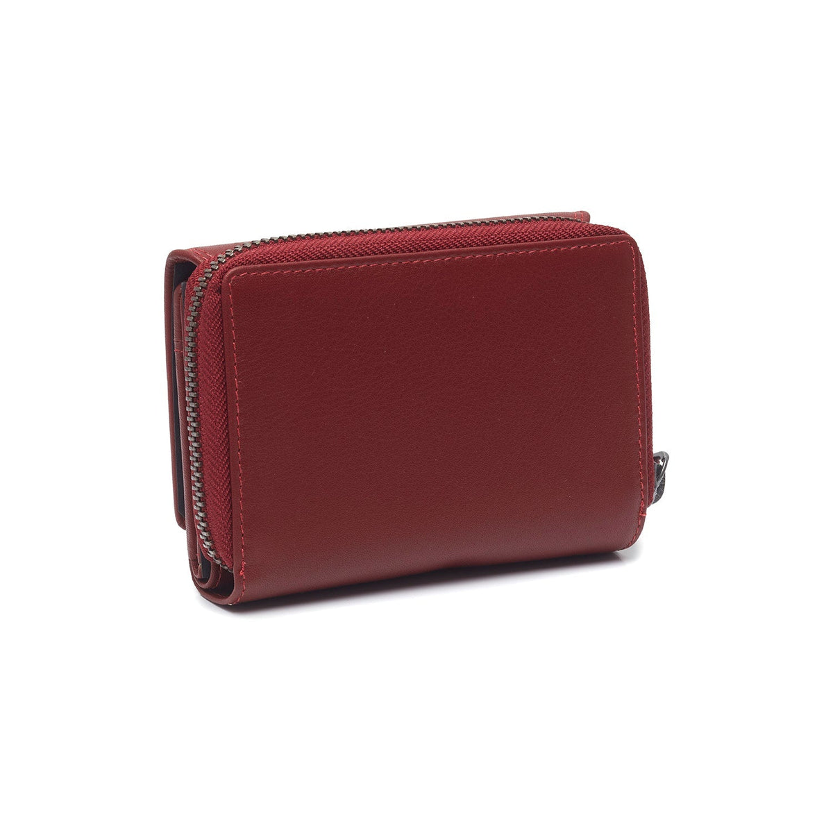 Red Leather Wallet Aldra, detail view 4