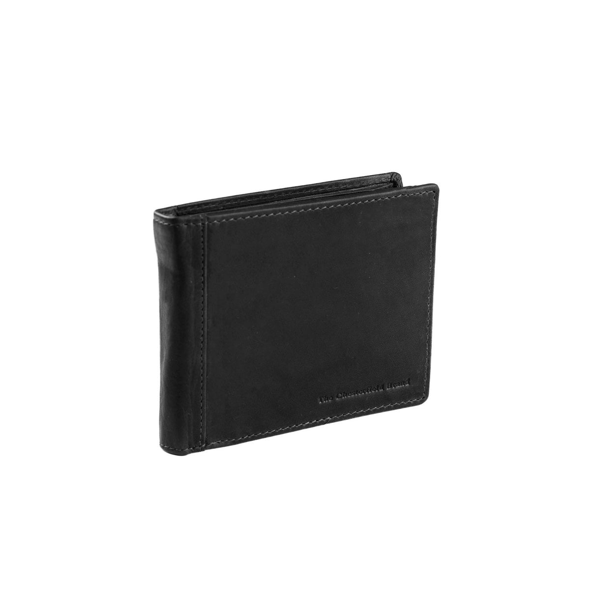 Alvina Full-Grain Leather Wallet رجالي in Classic 100% Full-Grain Leather - Full Exterior Front Profile View | Buy Online