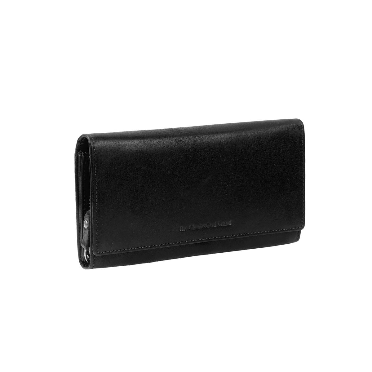 Hampton Full-Grain Leather Wallet نسائي in Classic 100% Full-Grain Leather - Full Exterior Front Profile View | Buy Online