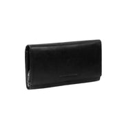 Hampton Full-Grain Leather Wallet نسائي in Classic 100% Full-Grain Leather - Full Exterior Front Profile View | Buy Online