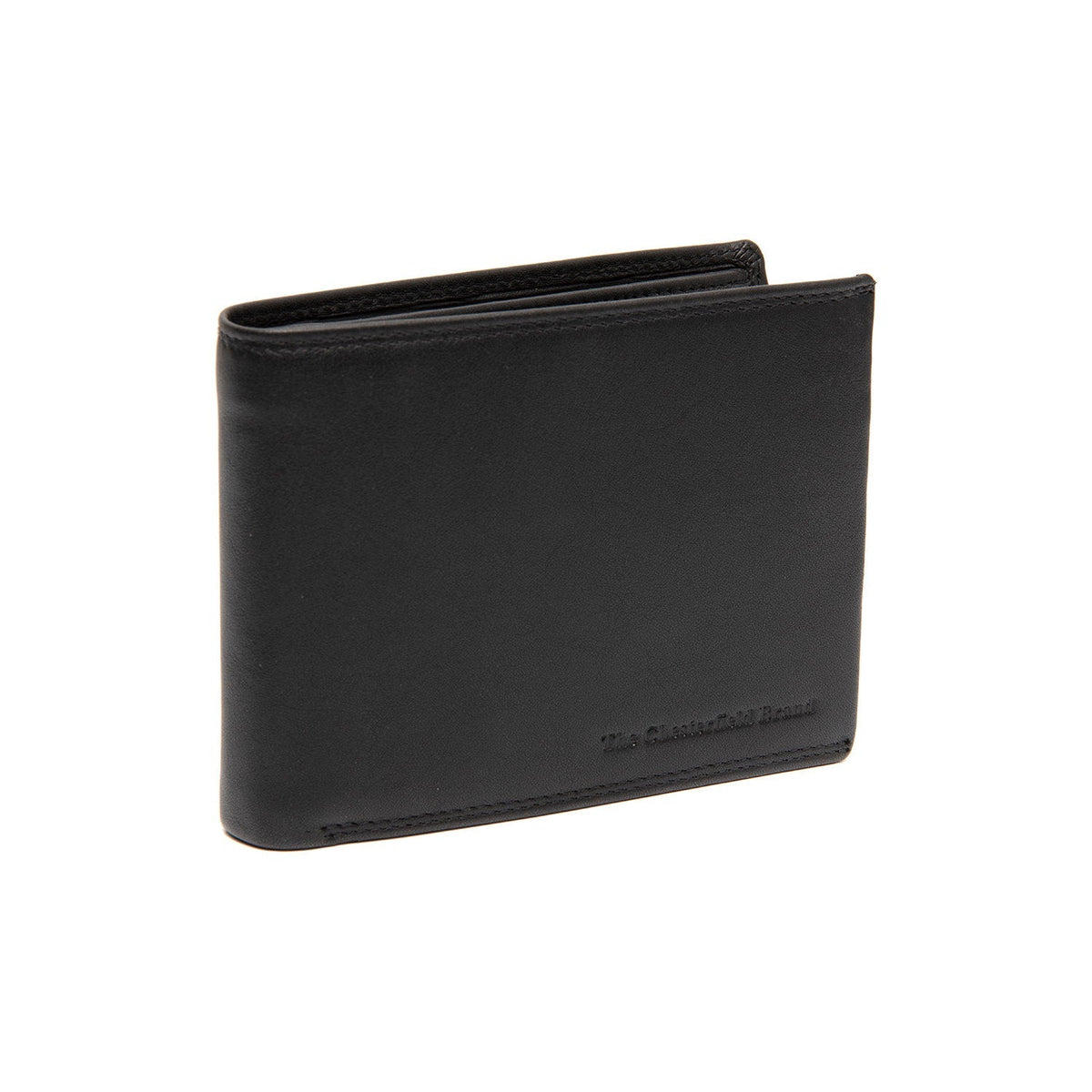 Hendrick Full-Grain Leather Wallet رجالي in Classic 100% Full-Grain Leather - Full Exterior Front Profile View | Buy Online