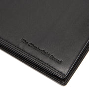 Solid Antique Brass Hardware &amp; Heavy-Duty Dual Zipper Detail on Lynnwood Full-Grain Leather Wallet رجالي