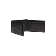 Classic 100% Full-Grain leather Wallet - Rear Perspective Showing Reinforced Leather Straps &amp; Stitching