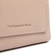 Classic 100% Full-Grain leather Wallet - Rear Perspective Showing Reinforced Leather Straps &amp; Stitching
