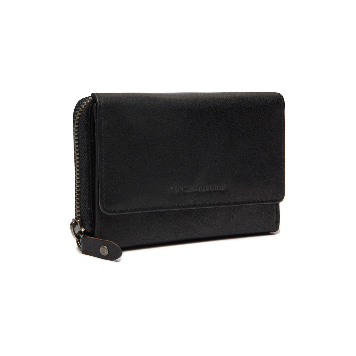 Rhodos Full-Grain Leather Wallet نسائي in Classic 100% Full-Grain Leather - Full Exterior Front Profile View | Buy Online