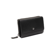 Salviano Full-Grain Leather Wallet نسائي in Classic 100% Full-Grain Leather - Full Exterior Front Profile View | Buy Online