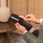 Walid Full-Grain Leather Wallet رجالي – alternate product view 3