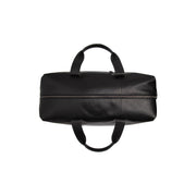 Solid Antique Brass Hardware &amp; Heavy-Duty Dual Zipper Detail on Conor Full-Grain Leather Weekender Bag نسائي