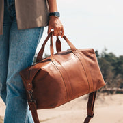 Conor Full-Grain Leather Weekender Bag نسائي – alternate product view 2