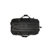 
Solid Antique Brass Hardware & Heavy-Duty Dual Zipper Detail on Volenza حقيبة سفر جلدية عطلة نهاية الأسبوع