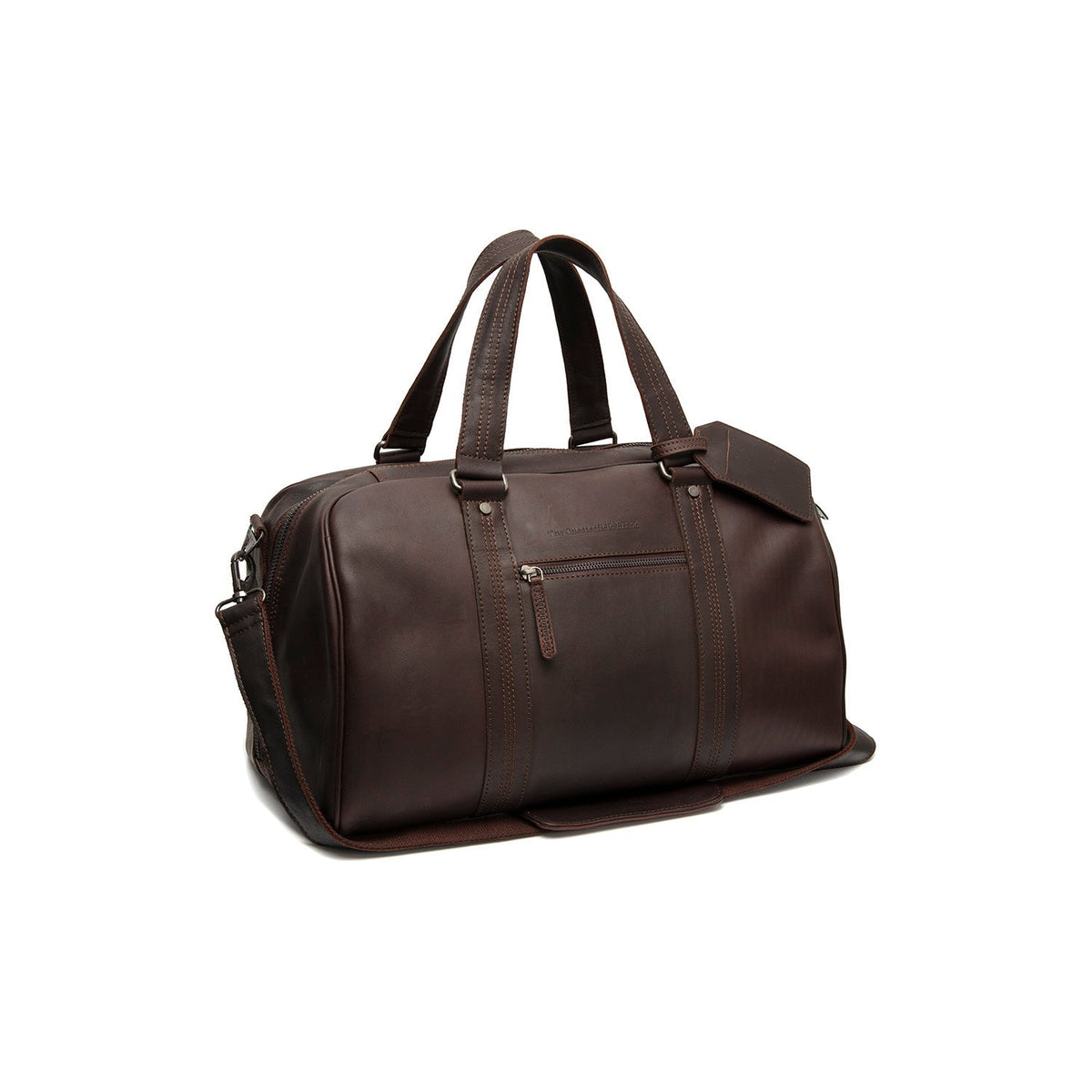 
Reinforced Leather Base with Protective Metal Studs Detail