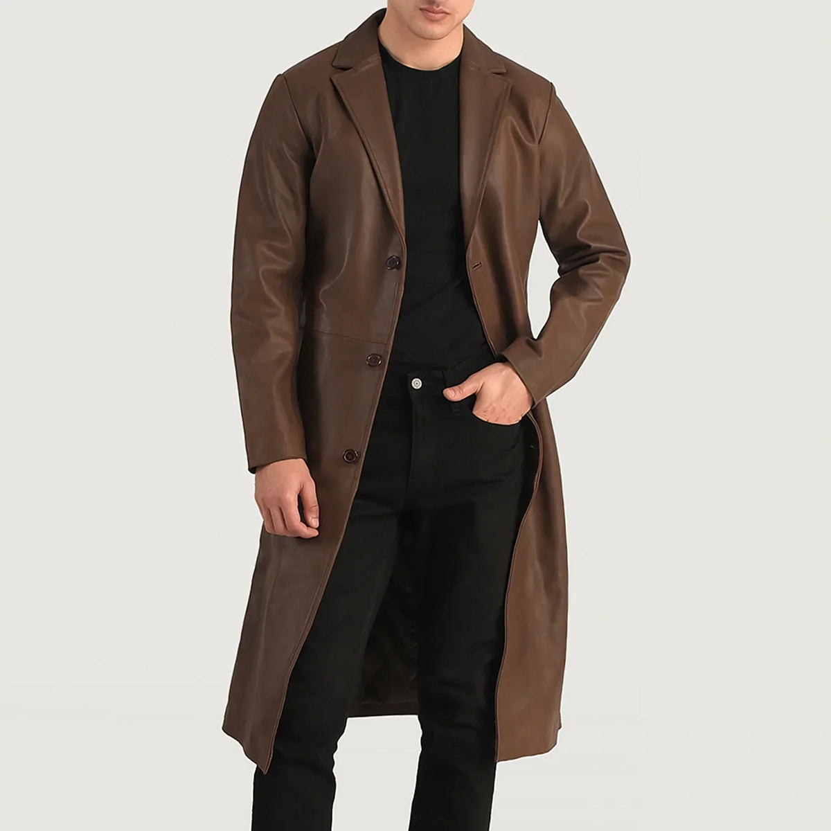 Mateo معطف جلد رجالي – alternate product view 4