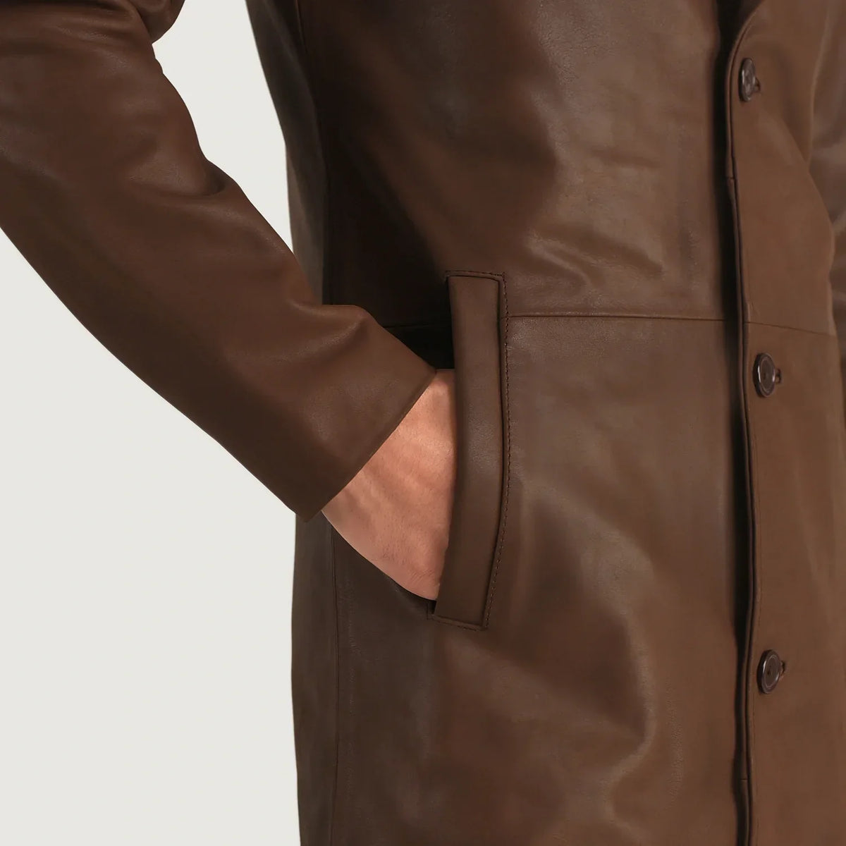 Mateo معطف جلد رجالي – alternate product view 6