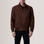 Authentic Waxed Cotton Canvas Grain Texture &amp; Heavy-Duty Seam Stitching Detail