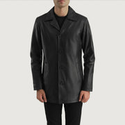 
Urban Slate أسود معطف جلد فاخر رجالي in Black Cowhide (Lt-071) Leather - عرض أمامي وقَصّة مفصلة أنيقة | شراء أونلاين عبر المتجر الرسمي