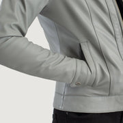 Vixen Classic Collar جاكيت جلد نسائي – alternate product view 6
