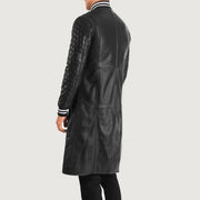 Authentic Sheepskin Leather with Semi-aniline Finish Grain Texture &amp; Heavy-Duty Seam Stitching Detail