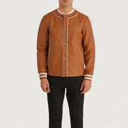 Willis Varsity جاكيت جلد رجالي – alternate product view 4