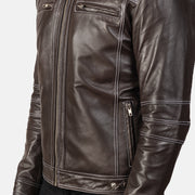Youngster جاكيت بايكر جلد رجالي – alternate product view 6