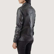 Zenith Shirt جاكيت جلد نسائي – alternate product view 5