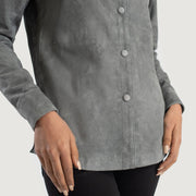 Zenith Shirt جاكيت جلد نسائي – alternate product view 6