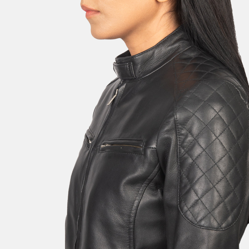 
Zenna جاكيت بومبر جلد نسائي – alternate product view 6