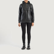 Zest Hooded Pullover جاكيت جلد نسائي – alternate product view 3