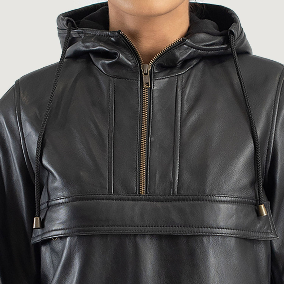 Zest Hooded Pullover جاكيت جلد نسائي – alternate product view 6