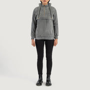 Zest Hooded Pullover جاكيت جلد نسائي – alternate product view 3
