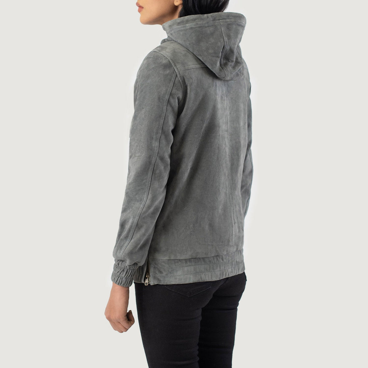 Zest Hooded Pullover جاكيت جلد نسائي – alternate product view 5